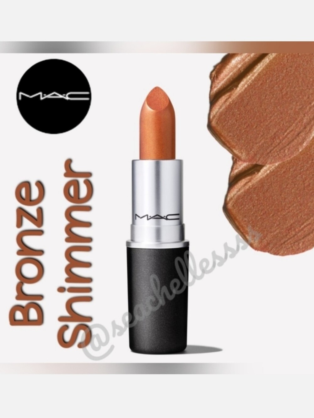 Mac Cosmetics Frost Lipstick | Bronze Shimmer | Brand New in Box | Authentic
